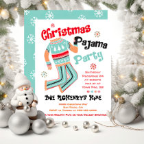 Holiday Christmas Pajama Party Invitation