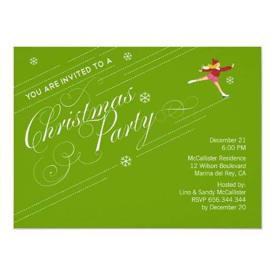 Holiday Christmas Party Custom Invitations