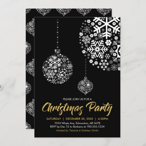 Holiday  Christmas Party Invitation Card