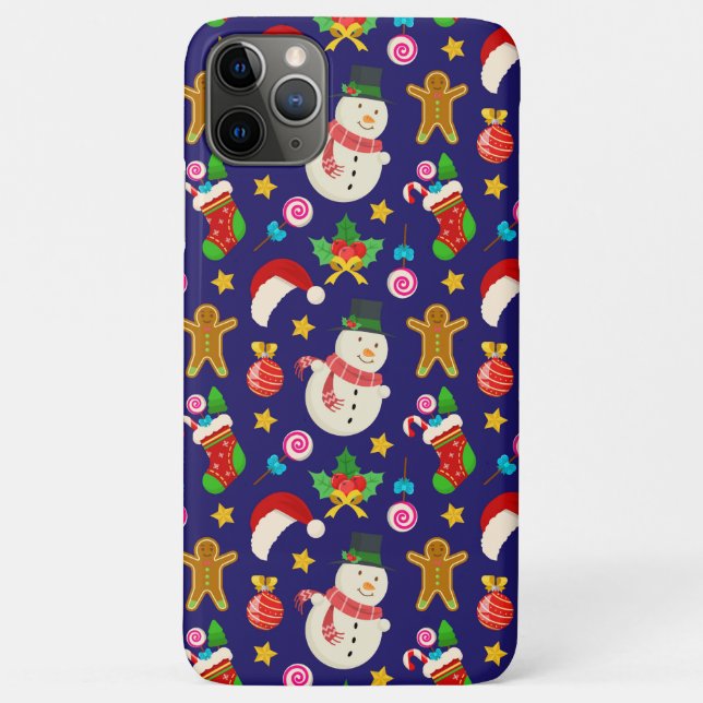 Holiday Christmas Pattern Case-Mate iPhone Case (Back)