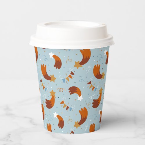 Holiday Christmas Pattern Paper Cups
