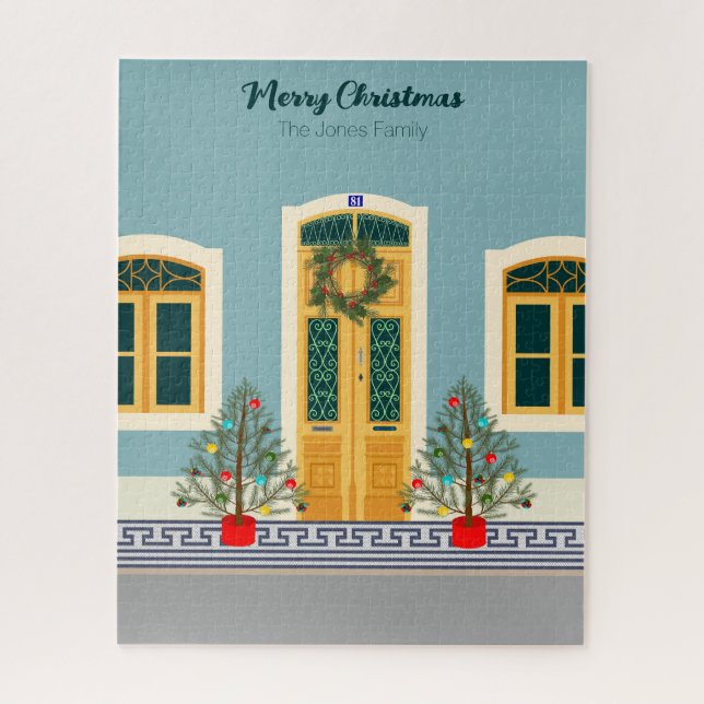 Holiday Christmas Portuguese festive House Jigsaw Puzzle (Vertical)