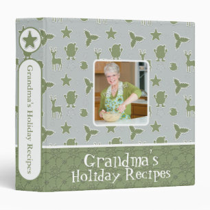 Holiday Christmas Recipes   Holiday Photo Binder