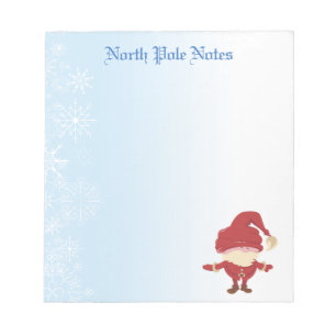 Holiday Christmas Santa Claus Notepads