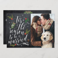 holiday Christmas Save the Date card