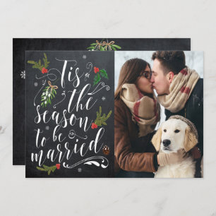 holiday Christmas Save the Date card