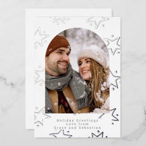 Holiday Christmas Star Photo Personalized 