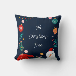 Holiday Christmas Tree by Author Sommer Hamilton Throw Pillow