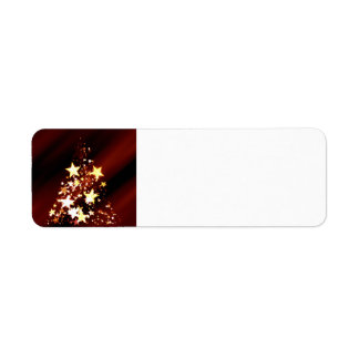 Holiday Christmas Tree Label