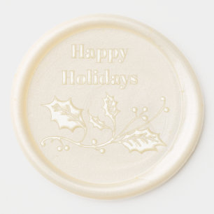 Holiday Christmas Wax Seal Sticker