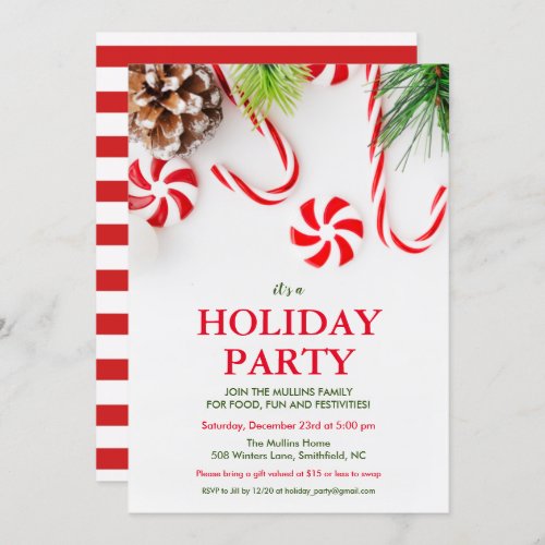 Holiday Christmas Winter Party Invitation