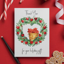 Holiday Christmas Wreath with Bucket of Hearts