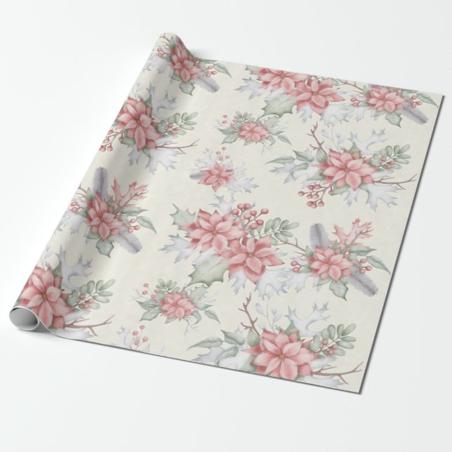 Holiday Classical Wrapping Paper (Unrolled)