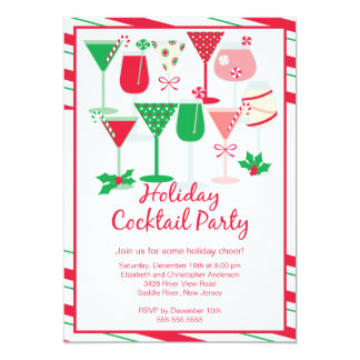 christmas cocktail party invites