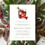 Holiday Cocktail Modern Festive Christmas Party Invitation