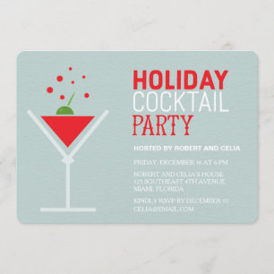 Holiday Cocktail party invitations