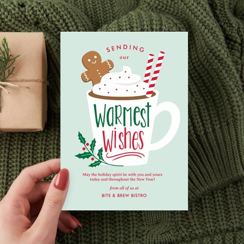 Holiday Cocoa Business Holiday Card