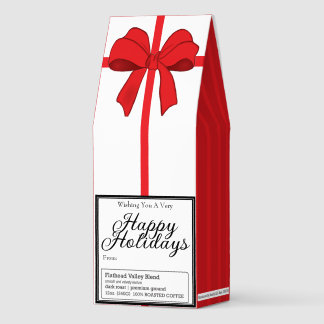 Holiday Coffee Love Gift - Custom Text Christmas