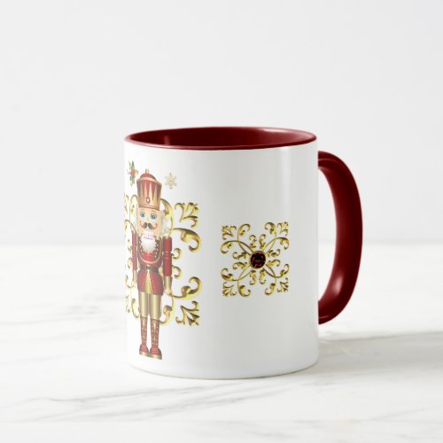 Holiday Coffee Mug_Christmas Nutcracker   Two_Tone Mug
