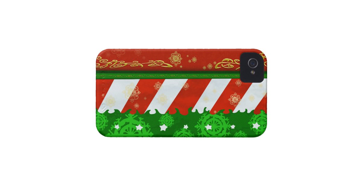 Holiday Colors iPhone 4 Cover | Zazzle