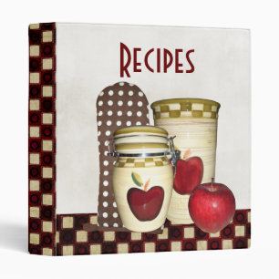 Holiday Cookbook 3 Ring Binder