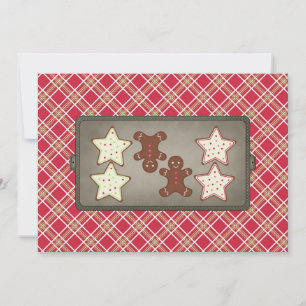 Holiday Cookie Baking Party Invitations