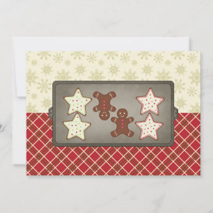 Holiday Cookie Baking Party Invitations