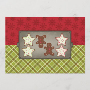 Holiday Cookie Baking Party Invitations