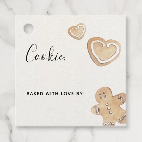 Holiday Cookie Exchange Favor Tags