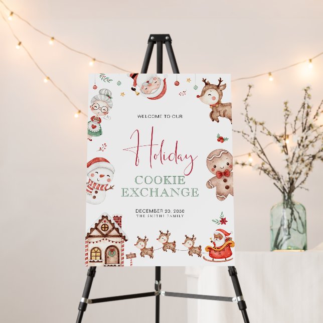 Holiday Cookie Exchange Foam Boards (In Situ (Stand))