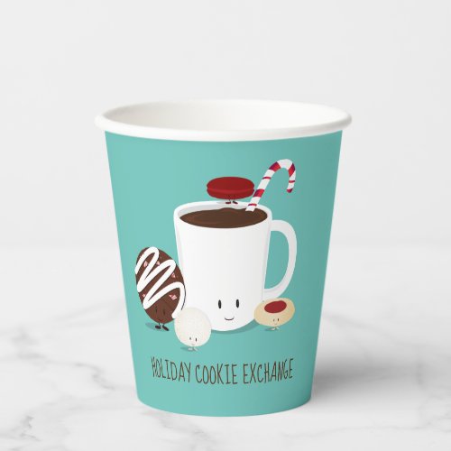 Holiday Cookie Exchange Paper Cups