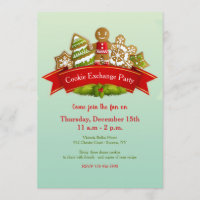 Holiday Cookie Exchange Party Invitation