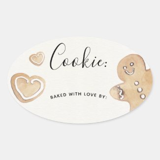 Holiday Cookie Exchange Sticker Label