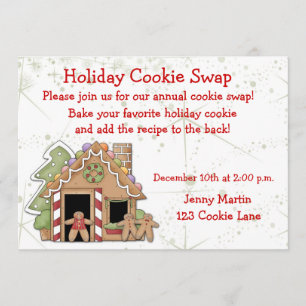 Holiday Cookie Swap Invitation