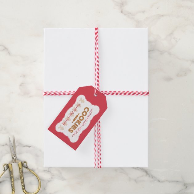 Holiday Cookies Christmas Gift Tags