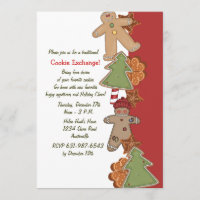 Holiday Cookies - Cookie Exchange Invitation