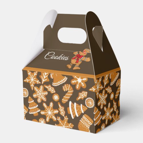 Holiday Cookies Favor Box