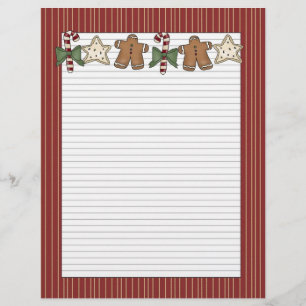 Holiday Cookies Letterhead