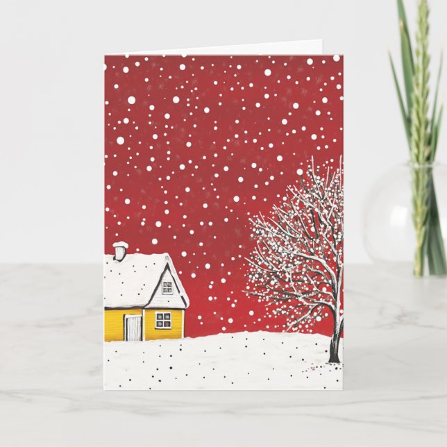 HOLIDAY COTTAGE #1 NOTE CARD (Front)