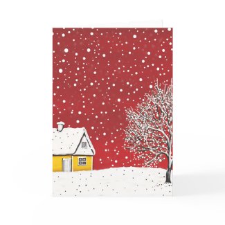 HOLIDAY COTTAGE #1 NOTE CARD