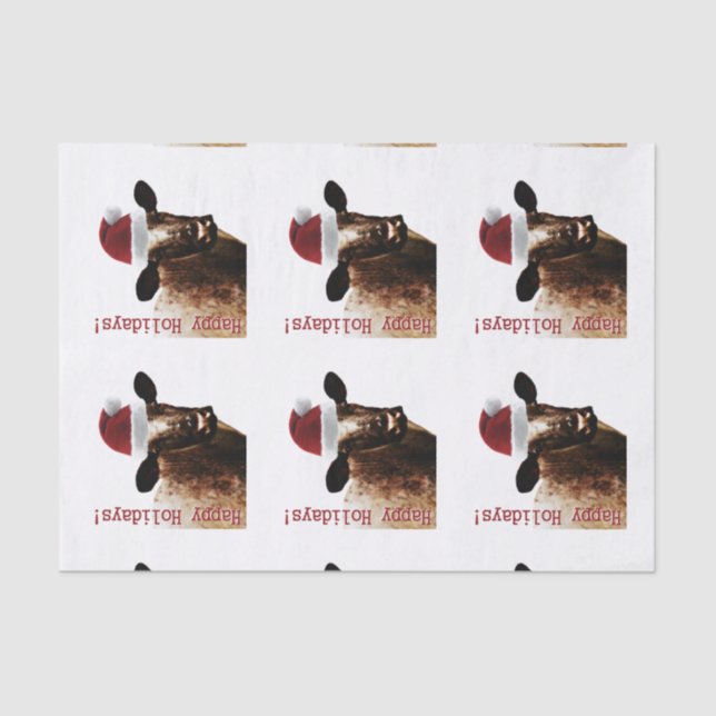 Holiday Cow Tissue Paper (Front)