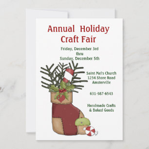 Holiday Craft Invitation