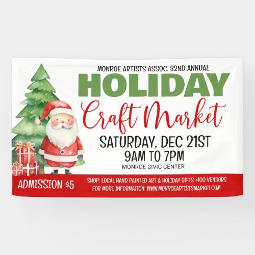 Holiday Craft market Banner