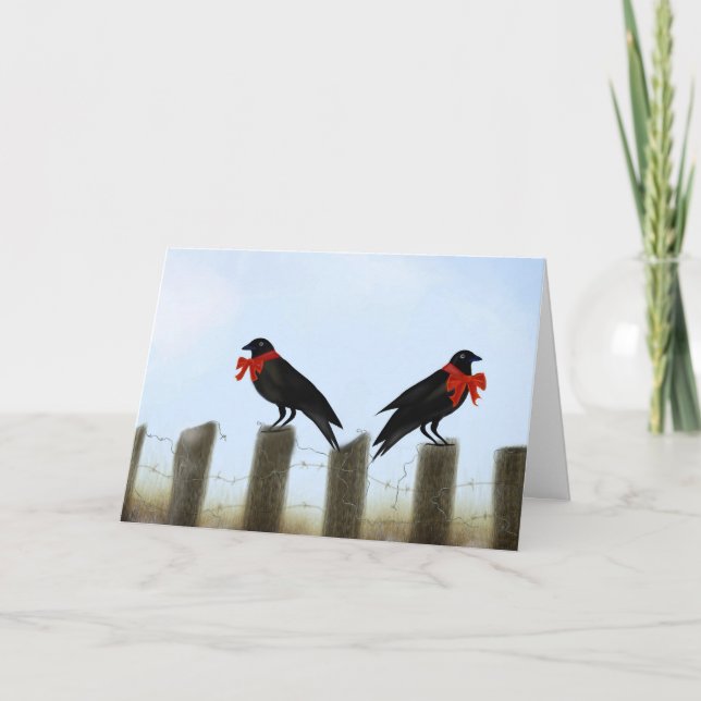 Holiday Crow Blessings (Front)