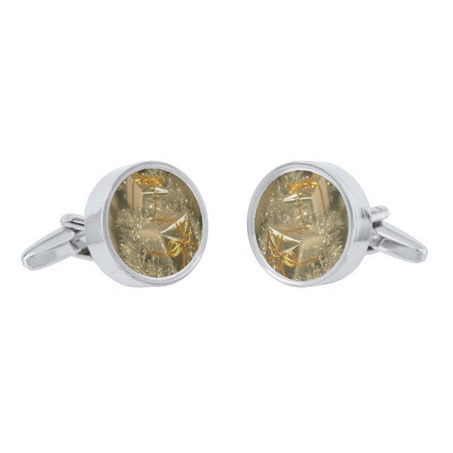Holiday Cufflinks Nondenominational Cufflinks (Angled)