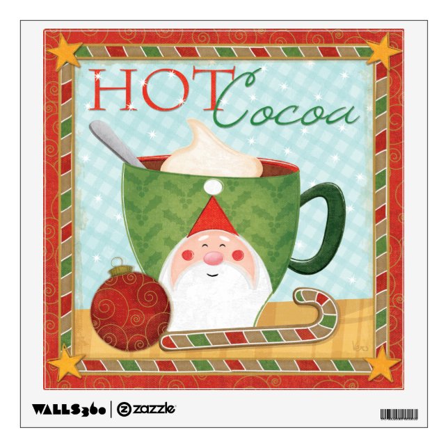 Holiday Cup with Mint Cocoa Wall Decal (Front)
