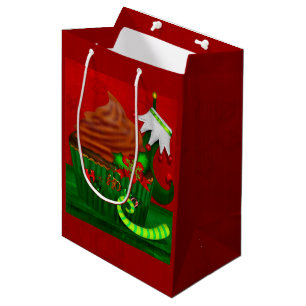 Holiday Cupcake Whimsey MEDIUM ONLY Gift Bag