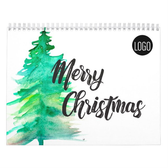 Holiday Custom Corporate logo Business photos Calendar (Cover)