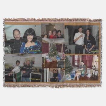 Holiday Custom Photo Throw Blanket by CREATIVEforHOME at Zazzle