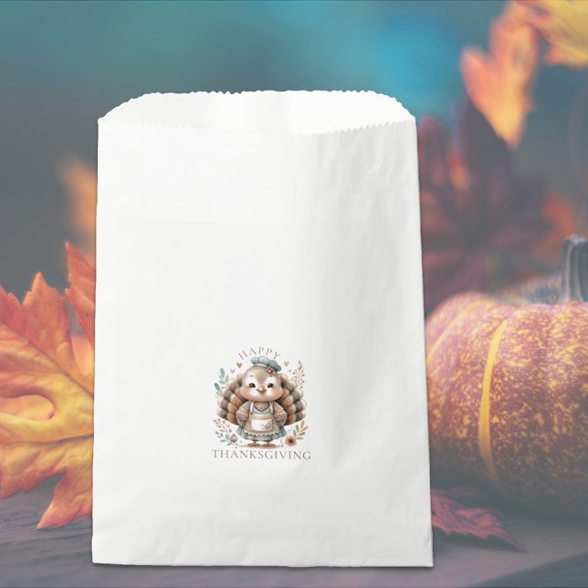 Holiday Custom Turkey Favor Bag (Holiday Turkey Favor Bag)